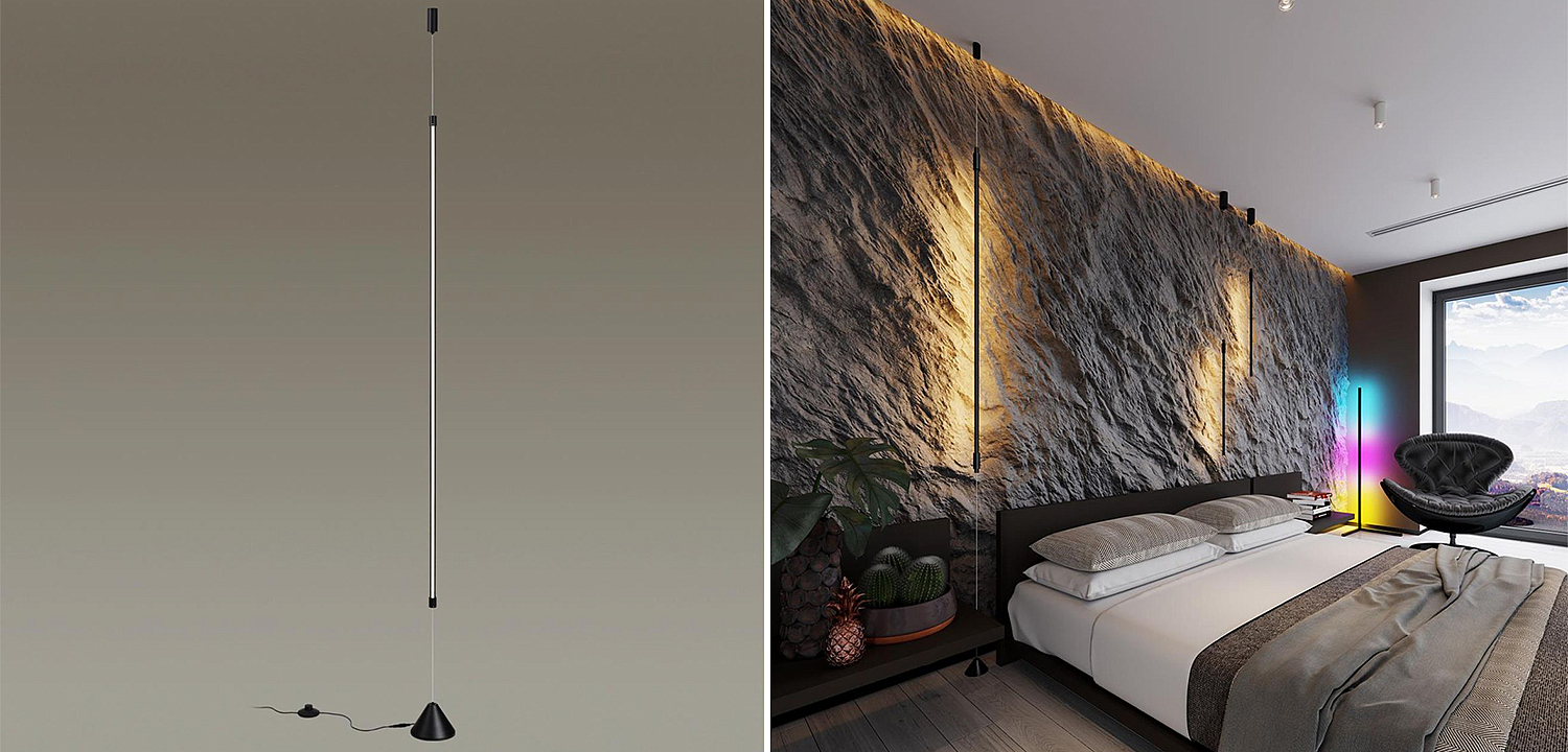 Торшер Trumpet Tube Black Thin Line Торшер Trumpet Tube Black Thin Line - Loft-Concept в Орле