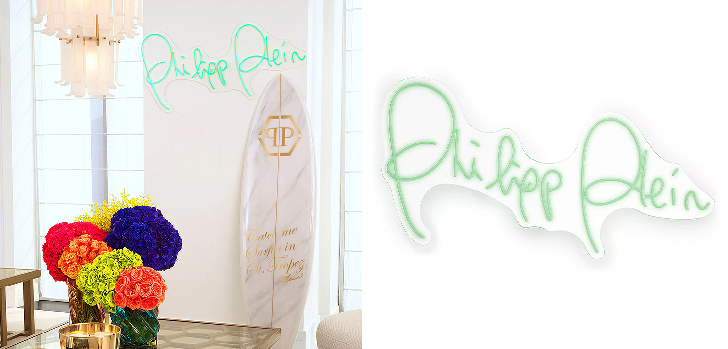 Неоновая настенная лампа Neon Philipp Plein Неоновая настенная лампа Neon Philipp Plein - Loft-Concept в Орле