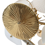 Люстра с белыми и золотистыми цветами Dahlia Flowers Lamp варинант исполнения - 6 | Loft Concept в Орле