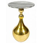 Кофейный столик с мраморной столешницей Sleeve Arabia варинант исполнения - 1 | Loft Concept в Орле