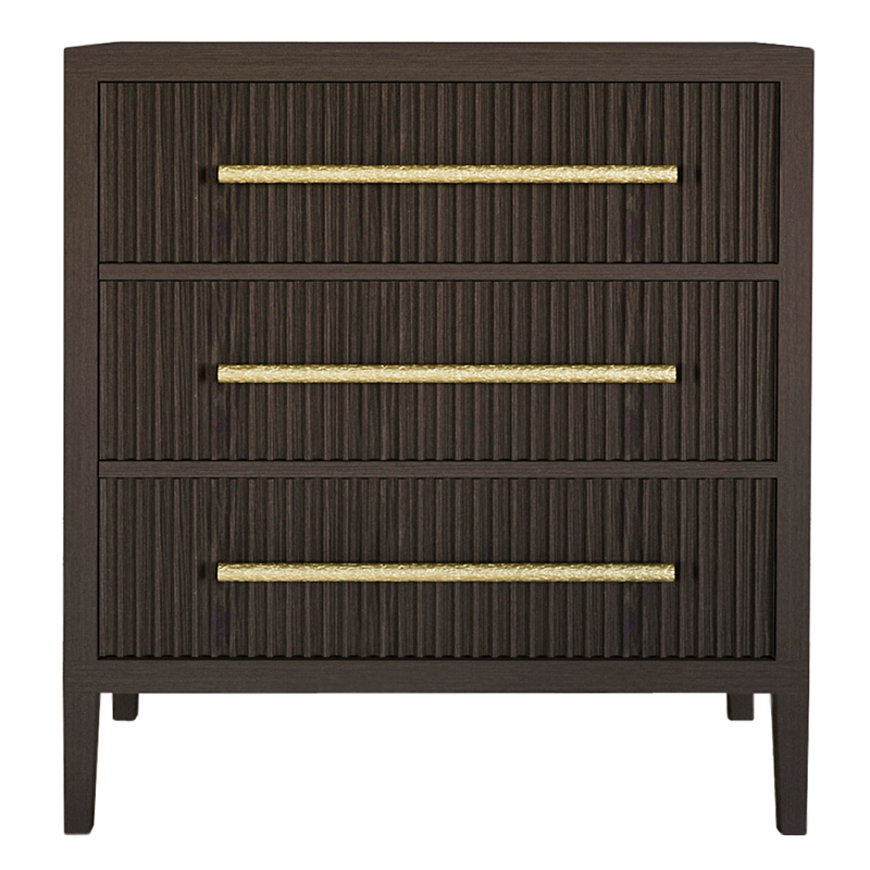 Комод Primo с 3 выдвижными ящиками Темный орех Орех в Орле | Loft Concept 