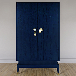 Платяной шкаф Elsa Dreams Blue с 2-мя фасадами варинант исполнения - 5 | Loft Concept в Орле