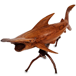 Статуэтка акула-молот деревянная Hammer варинант исполнения - 1 | Loft Concept в Орле