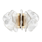Бра с крупными прозрачными лепестками с рельефной поверхностью Ethereal Bloom варинант исполнения - 1 | Loft Concept в Орле