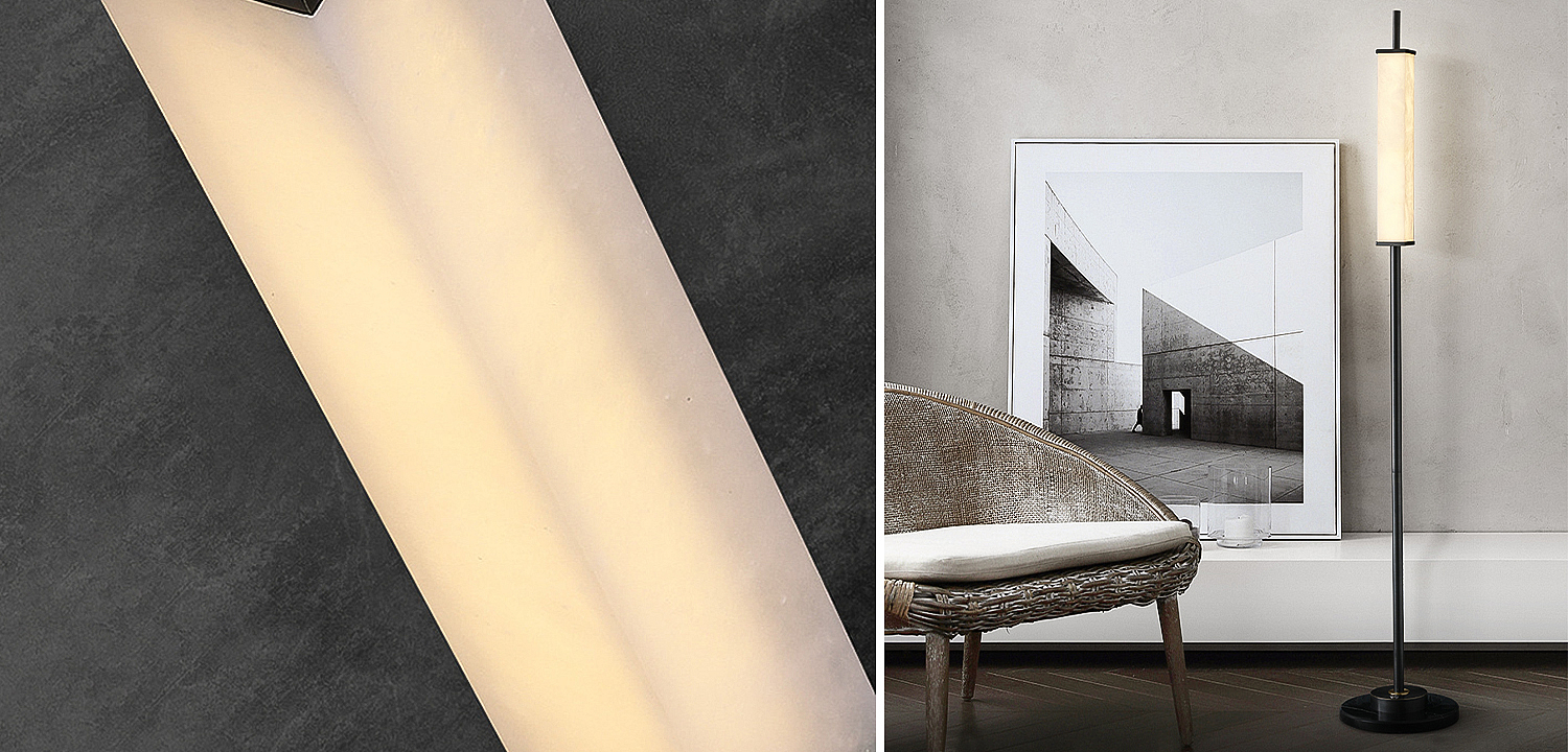Торшер Gaelle Modern Marble Floor Lamp Торшер Gaelle Modern Marble Floor Lamp - Loft-Concept в Орле