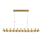 Люстра овальная с круглыми светодиодными источниками света Maxine Light варинант исполнения - 4 | Loft Concept в Орле