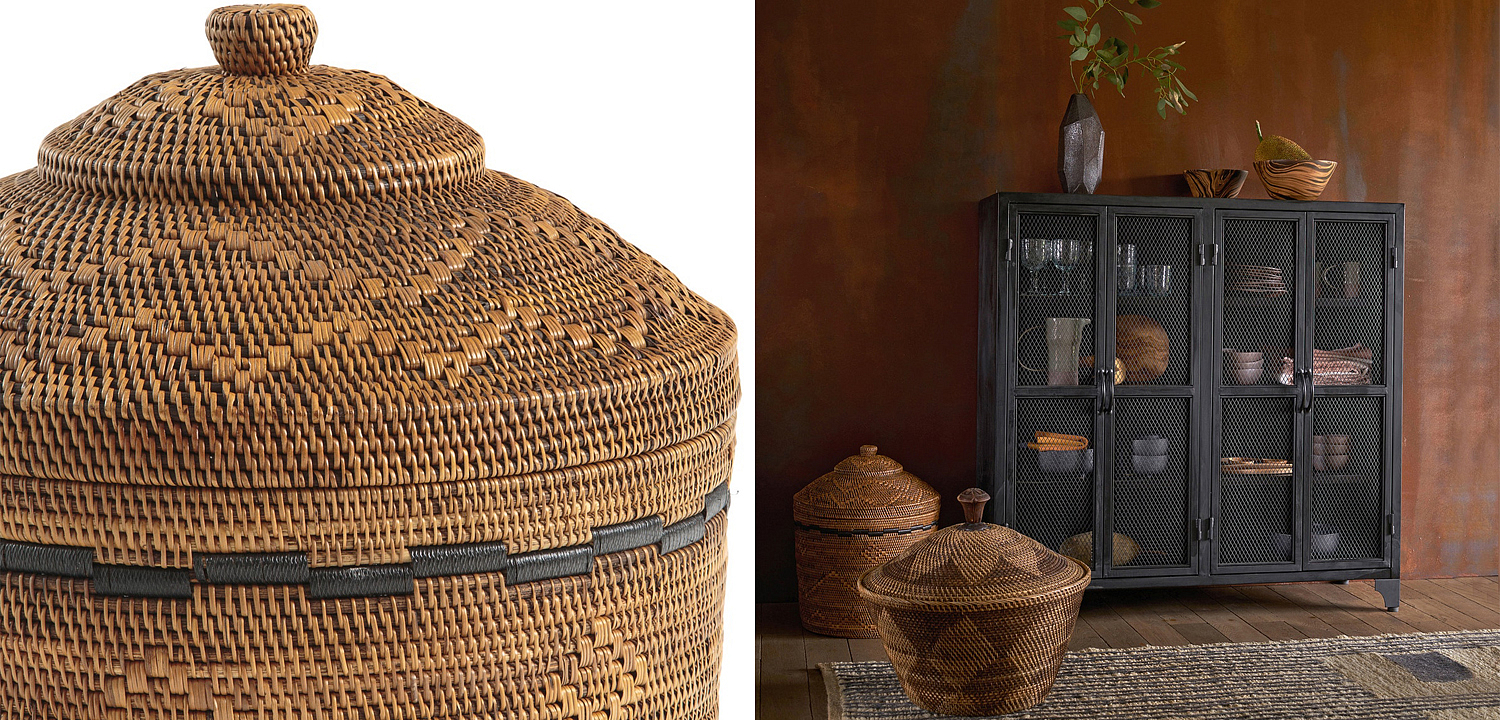 Корзина Wicker bamboo and rattan Корзина Wicker bamboo and rattan - Loft-Concept в Орле