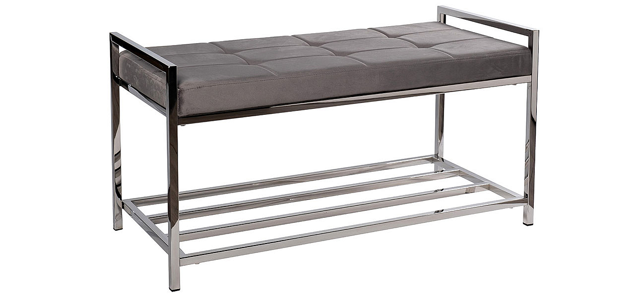 Банкетка Tulum gray Банкетка Tulum gray - Loft-Concept в Орле