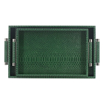 Комплект из двух прямоугольных подносов зеленого цвета Serpent варинант исполнения - 1 | Loft Concept в Орле