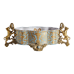 Чаша с орнаментом на бронзовых ножках в виде львов Eden Garden варинант исполнения - 3 | Loft Concept в Орле