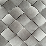 Пуф плетеный велюровый светло-бежевый  Soft Wicker Pouf варинант исполнения - 2 | Loft Concept в Орле