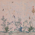 Обои ручная роспись Cecily pink варинант исполнения - 1 | Loft Concept в Орле