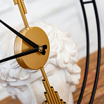 Часы настенные круглые из металла Mirror Tower Clock варинант исполнения - 2 | Loft Concept в Орле