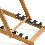 Шезлонг из акации и ткани Argentina варинант исполнения - 9 | Loft Concept в Орле