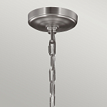 Люстра двухъярусная с белыми матовыми стеклянными плафонами в форме винных бокалов Feiss варинант исполнения - 6 | Loft Concept в Орле