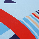 Подушка декоративная из хлопка по мотивам нанайских орнаментов Ural and Siberian Patterns варинант исполнения - 4 | Loft Concept в Орле