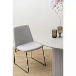 Стул мягкий светло-серый Chair Gray Runners варинант исполнения - 9 | Loft Concept в Орле