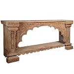 Большая Этническая Консоль с резным орнаментом  варинант исполнения - 1 | Loft Concept в Орле