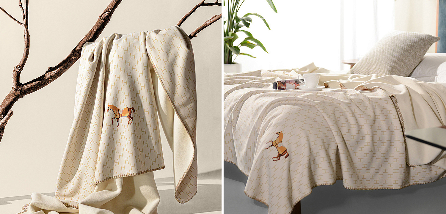 Плед Hermes Pattern Horse Plaid Плед Hermes Pattern Horse Plaid - Loft-Concept в Орле