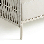 Диван садовый с плетеными ремешками и спинкой  Kleo варинант исполнения - 4 | Loft Concept в Орле