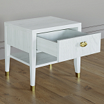 Прикроватная тумбочка с ящиком Elsa Dreams White варинант исполнения - 2 | Loft Concept в Орле