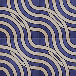 Дизайнерская плитка с узором Круги  варинант исполнения - 1 | Loft Concept в Орле