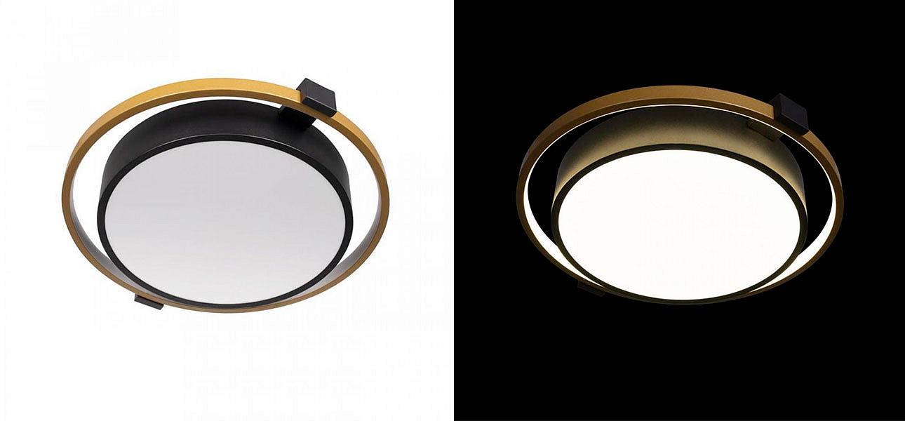 Потолочный светильник Gold Round Saturn Потолочный светильник Gold Round Saturn - Loft-Concept в Орле