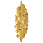 Бра светодиодное из многослойных золотых дисков Metal Disc Chandelier варинант исполнения - 2 | Loft Concept в Орле