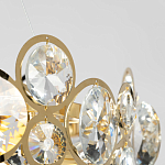 Люстра подвесная из золотых колец 57 см Golden Circles варинант исполнения - 7 | Loft Concept в Орле