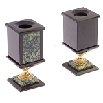 Настольный письменный набор из нефрита на ножках Executive Recruitment варинант исполнения - 3 | Loft Concept в Орле