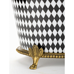 Фарфоровое кашпо Black and white square варинант исполнения - 4 | Loft Concept в Орле