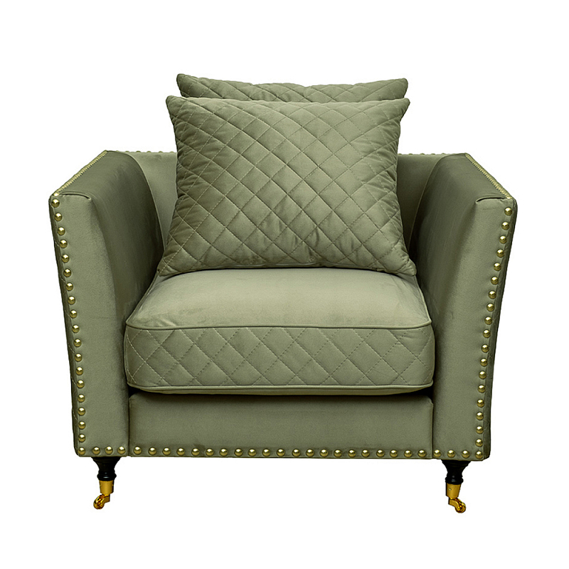 Кресло Jeannel Armchair Темно-синий Оливковый Кресло Jeannel Armchair Темно-синий Оливковый в Орле | Loft Concept