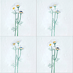 Плитка с узором Ромашки варинант исполнения - 1 | Loft Concept в Орле