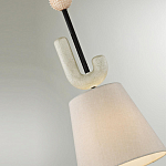 Подвесной светильник с бежевым тканевым плафоном Flourish варинант исполнения - 4 | Loft Concept в Орле