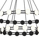 Люстра двухъярусная с круглыми светодиодными источниками света Maxine Light варинант исполнения - 5 | Loft Concept в Орле