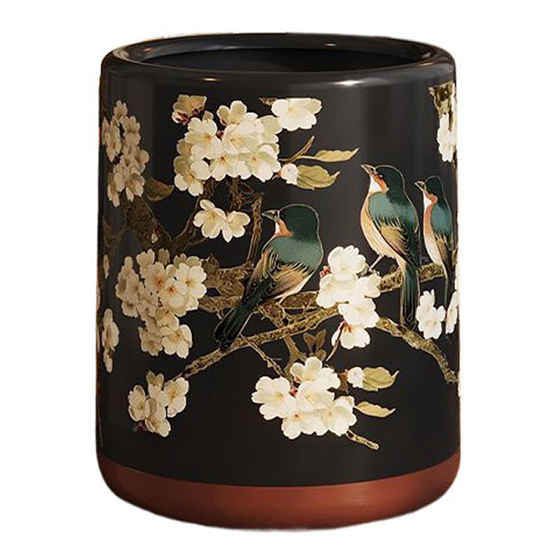 Мусорное ведро в китайском стиле Flower Trash Can Мульти Мусорное ведро в китайском стиле Flower Trash Can Мульти в Орле | Loft Concept