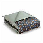 Постельное белье из сатина с принтом треугольники 150х200 см Triangular Dreams варинант исполнения - 1 | Loft Concept в Орле