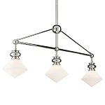 Люстра линейная с ромбовидными плафонами Pointed Diamond Shade варинант исполнения - 2 | Loft Concept в Орле