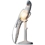 Настольная лампа в виде попугая White Parrot Table Lamp варинант исполнения - 1 | Loft Concept в Орле