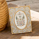 Декоративный постер в раме с рельефным растительным узором арабески New Collection of Arabesques Poster варинант исполнения - 5 | Loft Concept в Орле