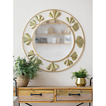 Зеркало настенное в металлическом обрамлении Mirror Golden Portal варинант исполнения - 3 | Loft Concept в Орле