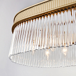 Люстра подвесная овальная со стеклянными трубками Длина 100 см Nembus варинант исполнения - 4 | Loft Concept в Орле