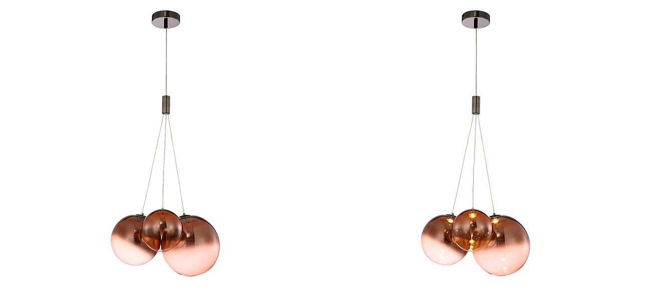 Светильник подвесной медь Balls Lamp Светильник подвесной медь Balls Lamp - Loft-Concept в Орле