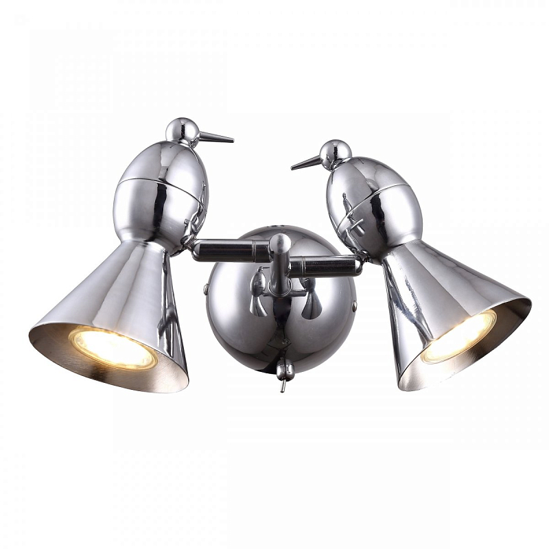 Бра Atelier Areti Alouette two Wall Lamp chrome Хром Бра Atelier Areti Alouette two Wall Lamp chrome Хром в Орле | Loft Concept