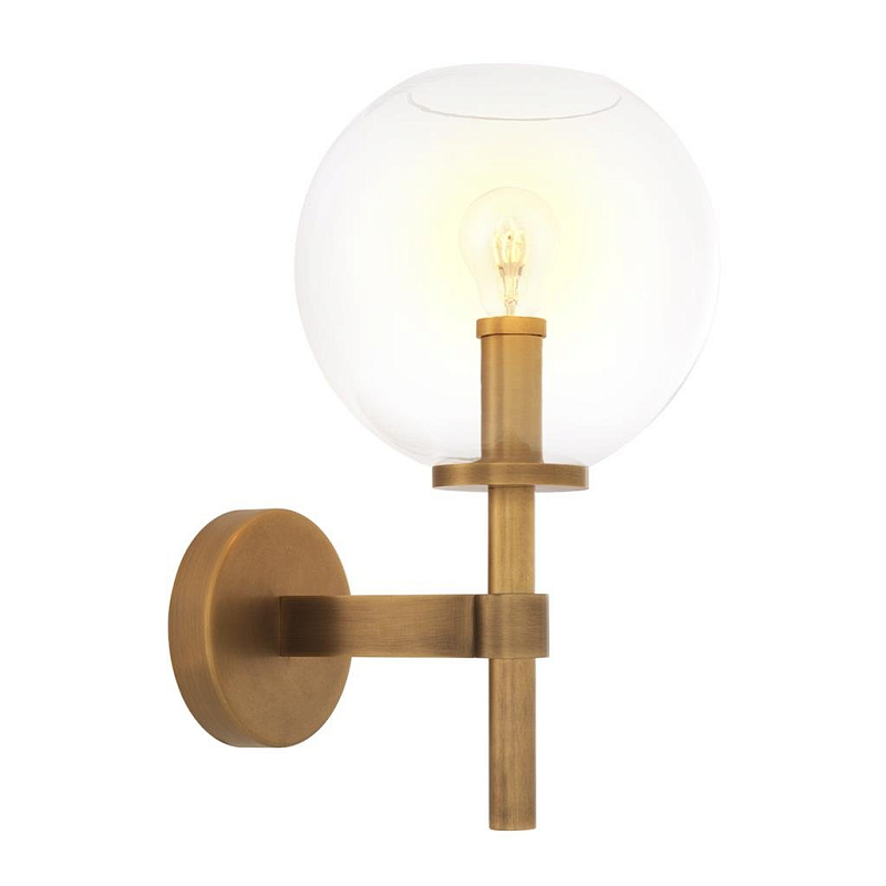 Бра Wall Lamp Jade Латунь Прозрачный (Transparent) Бра Wall Lamp Jade Латунь Прозрачный (Transparent) в Орле | Loft Concept