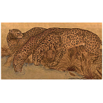 Картина с изображением Леопардов Leopards by stream варинант исполнения - 3 | Loft Concept в Орле