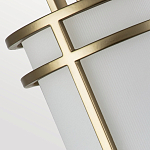 Бра с геометрическим каркасом и матовым белым цилиндрическим плафоном Feiss варинант исполнения - 2 | Loft Concept в Орле