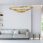 Люстра подвесная с 3-мя ассиметричными светодиодными лампами Golden Current варинант исполнения - 2 | Loft Concept в Орле