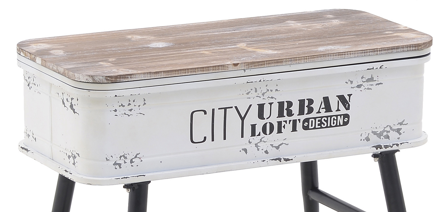 Приставной стол City Urban Loft Design Table white Приставной стол City Urban Loft Design Table white - Loft-Concept в Орле