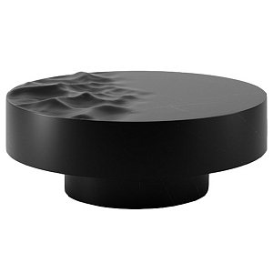 Дизайнерский журнальный стол Mathieu Lehanneur Sculpts Ocean Memories Round Black
